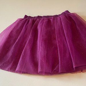 Cat & Jack Purple Metallic Tulle Skirt
